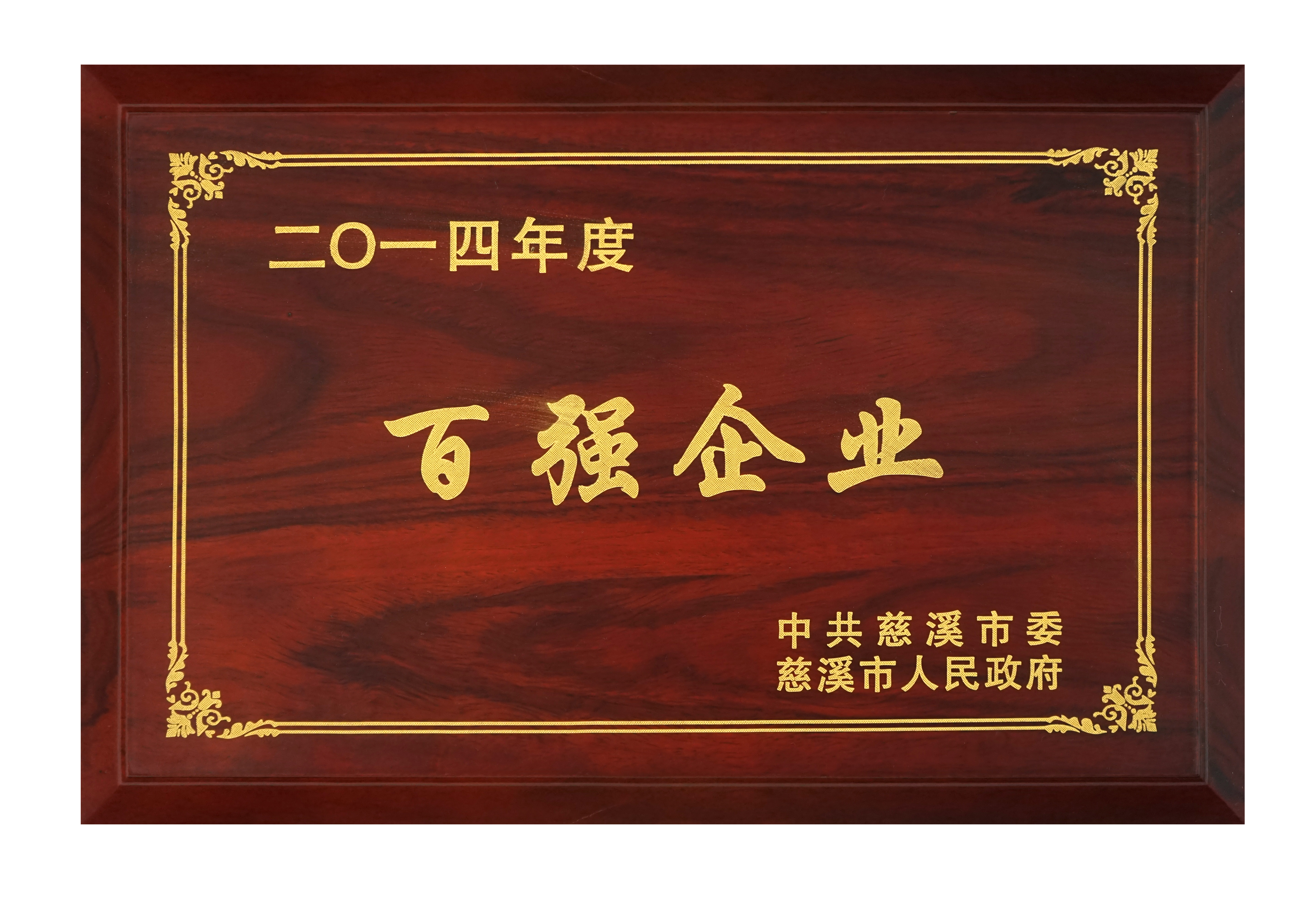 百強（qiáng）企業2014