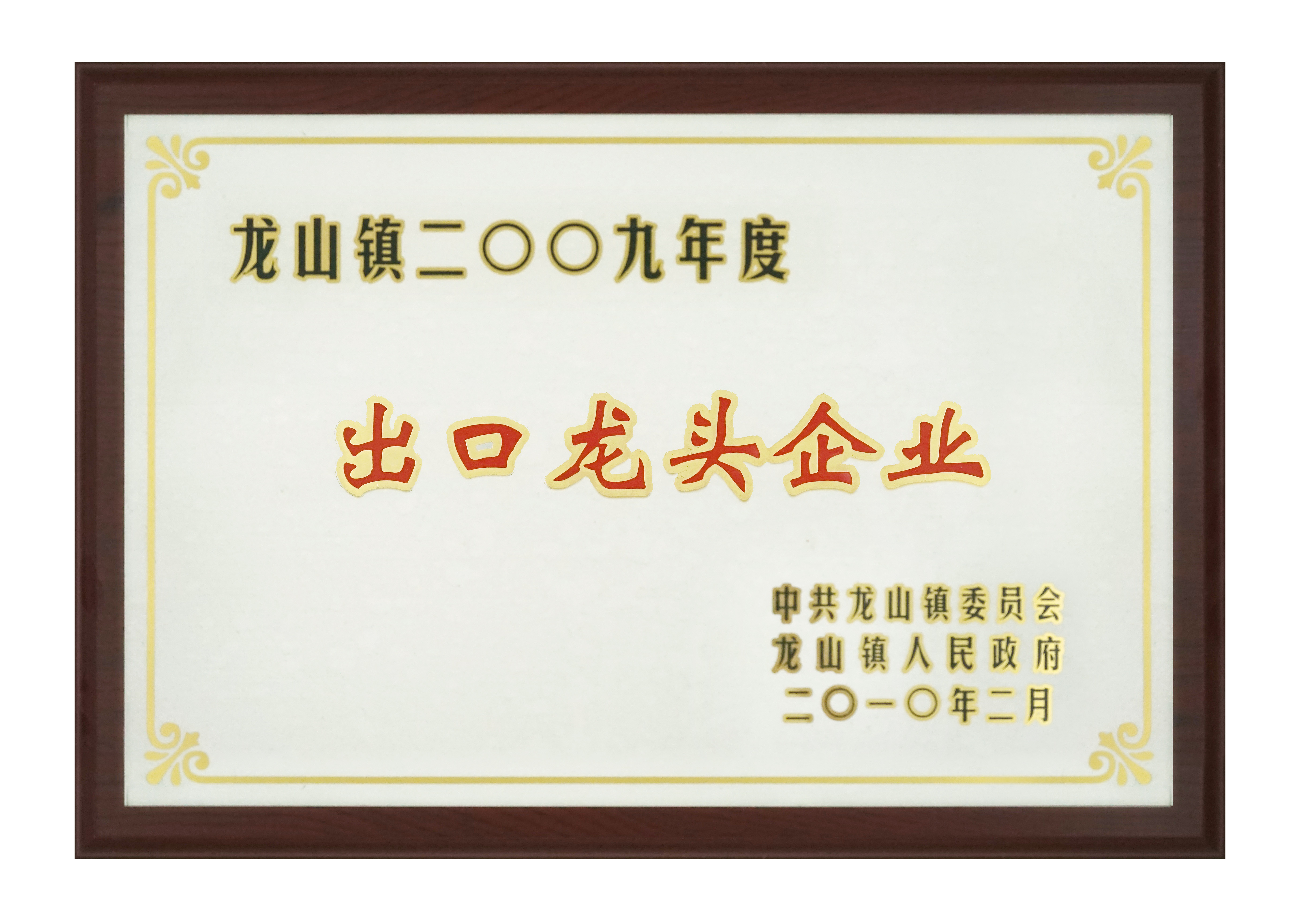 出口龍頭企業（yè）2010